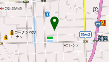 ザ・サンシャイン南巽 トイレの地図画像