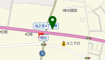 枚方デイサービスセンター フランスラージュ枚方 トイレの地図画像