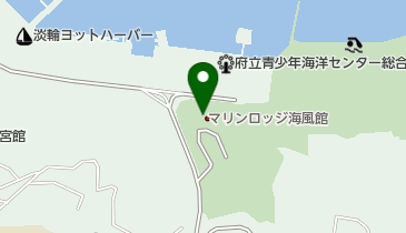 マリンロッジ海風館 トイレの地図画像