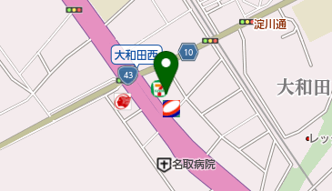 セブンイレブン 大阪大野1丁目店 トイレの地図画像