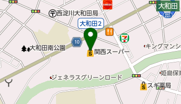 メラード大和田 トイレの地図画像