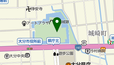 城址公園 トイレの地図画像