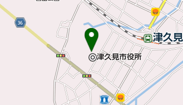 津久見市役所 トイレの地図画像