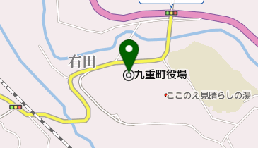 九重町役場 トイレの地図画像