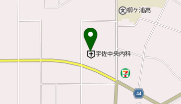 宇佐中央内科病院 トイレの地図画像