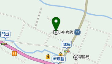 小中病院 トイレの地図画像