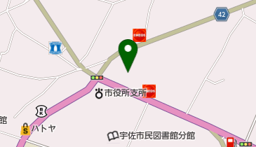 宇佐市安心院総合保健福祉センター トイレの地図画像