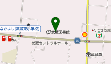 なかよし館 トイレの地図画像