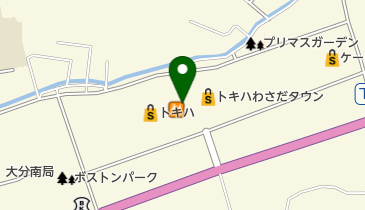 トキハ わさだ店 トイレの地図画像