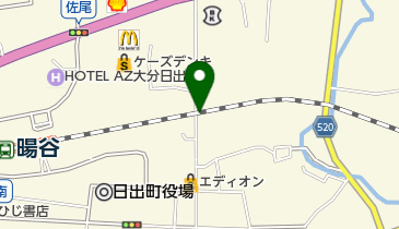 新鮮市場 日出店 トイレの地図画像