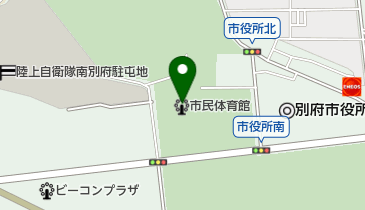 別府市民体育館 トイレの地図画像