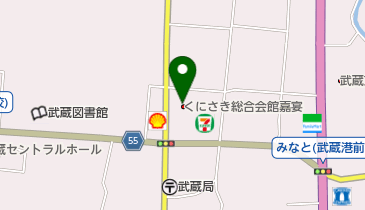 ウェディングホール飛翔閣 トイレの地図画像