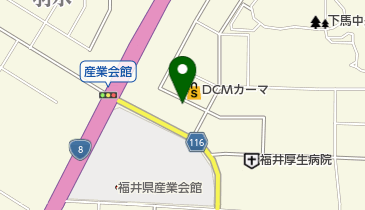 ユース福井南店 トイレの地図画像