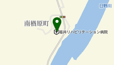 福井リハビリテーション病院 トイレの地図画像