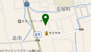 ハニー 新鮮館かつやま トイレの地図画像