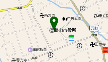 勝山市役所 トイレの地図画像