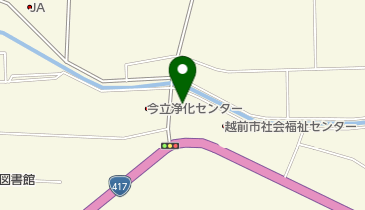 越前市老人福祉センター 今寿苑 トイレの地図画像