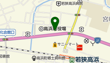 高浜町中央公民館 トイレの地図画像