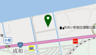 おおい町総合運動公園 総合町民体育館 トイレの地図画像