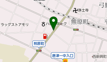 Aコープ からつ店 トイレの地図画像