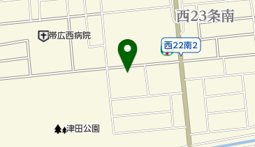 帯広市西帯広コミュニティセンター トイレの地図画像