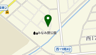 帯広市みなみ野福祉センター トイレの地図画像