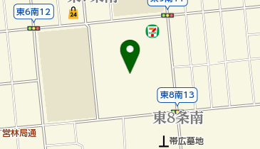 帯広市保健福祉センター トイレの地図画像