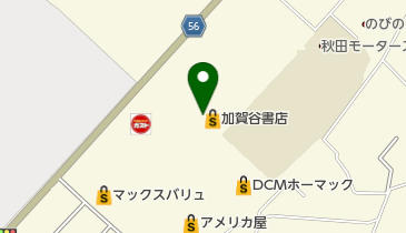 平安堂 秋田店 トイレの地図画像