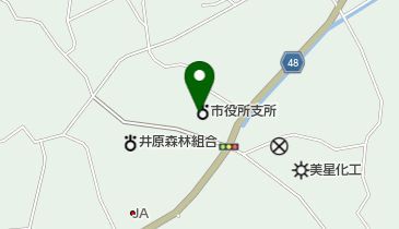 井原市美星支所 トイレの地図画像