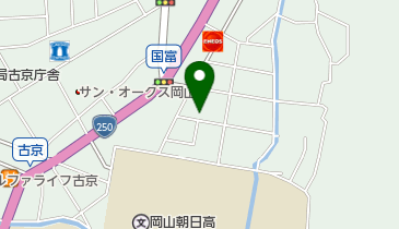 岡山市東福祉事務所 トイレの地図画像