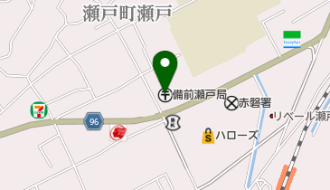 備前瀬戸郵便局 トイレの地図画像