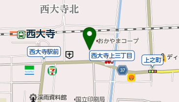 おかやまコープ コープ西大寺 トイレの地図画像