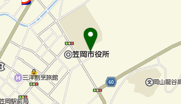 笠岡市中央公民館 トイレの地図画像