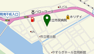 笠岡市立市民病院 トイレの地図画像