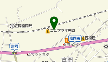 ニシナフードバスケット 笠岡店 トイレの地図画像