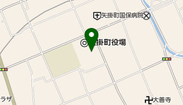 矢掛町役場 トイレの地図画像