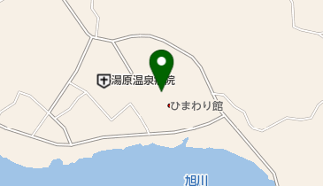 下湯原温泉 ひまわり館 トイレの地図画像