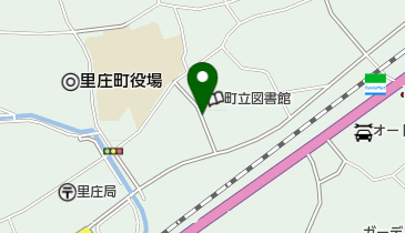 里庄町立図書館 トイレの地図画像