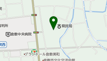 備中県民局 トイレの地図画像