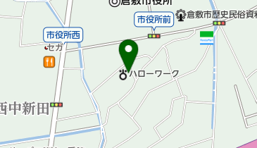 ハローワーク倉敷中央 倉敷中央公共職業安定所 トイレの地図画像