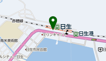 備前市日生町 駅西 トイレの地図画像