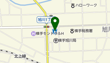 ローソン 横手旭川一丁目店 トイレの地図画像