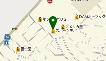 スポーツデポ 秋田店 トイレの地図画像