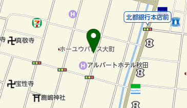 荘内銀行 秋田支店 トイレの地図画像