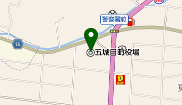 五城目町社会福祉協議会 トイレの地図画像
