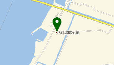 八郎潟展示館 トイレの地図画像