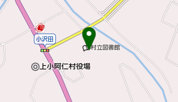 上小阿仁村生涯学習センター トイレの地図画像