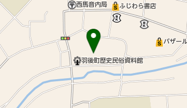 羽後町コミュニティセンター トイレの地図画像