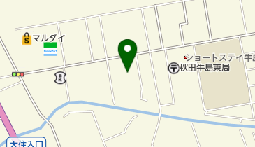 秋田市南部公民館 トイレの地図画像