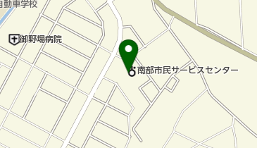 秋田市南地区コミュニティセンター トイレの地図画像